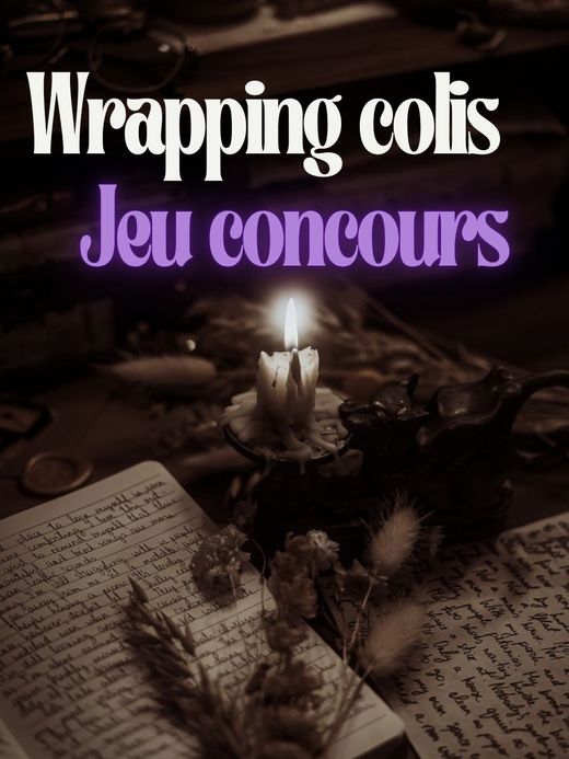 Vidéo BookTok — Wrapping colis, jeu concours